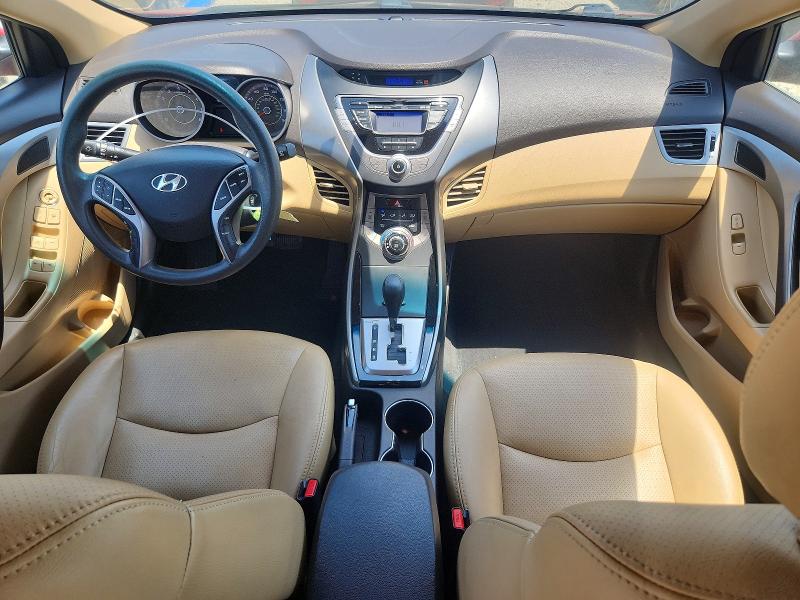 2013 Hyundai Elantra VIN KMHDH4AE4DU513628 COPART salvage auction — REAR END, Ca - Salvage Certificate, sold $150 on 2026-07-28 (photo 8)