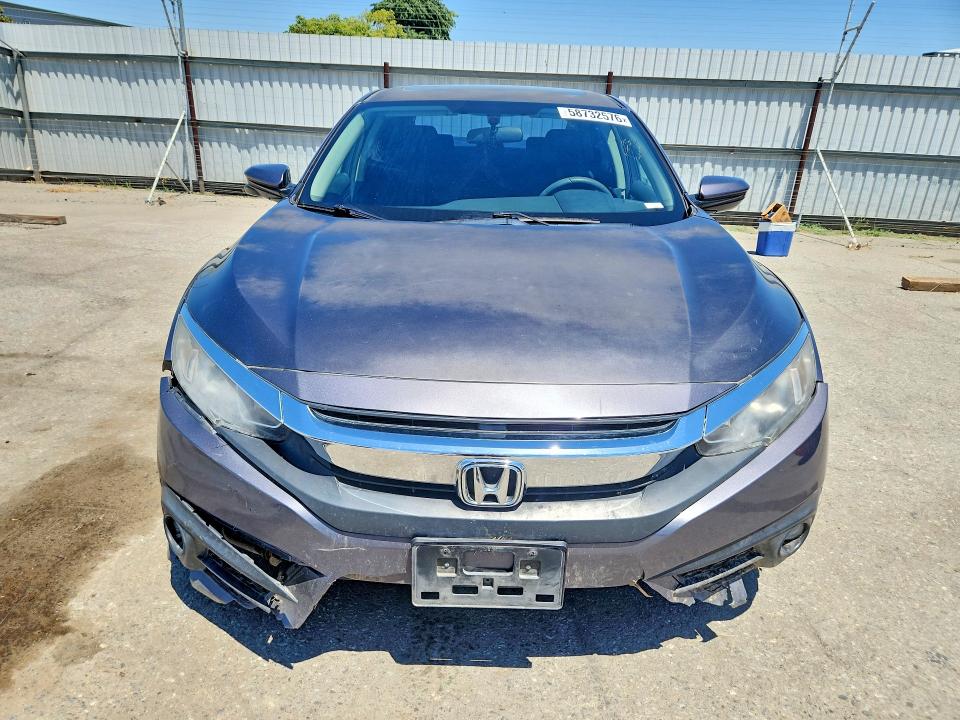 2017 Honda Civic VIN 2HGFC1F36HH638366 COPART salvage auction — FRONT END, Ca - Salvage Certificate, sold $2,250 on 2026-07-17 (photo 5)