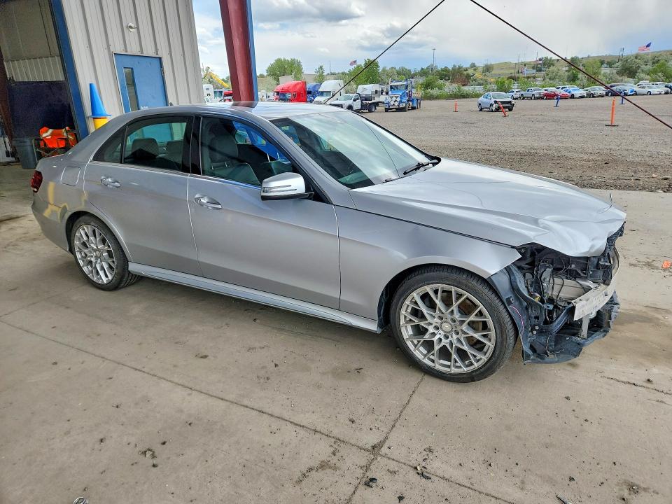 2015 Mercedes-benz E-klasse VIN WDDHF6HB7FB137675 COPART salvage auction — FRONT END, Id - Salvage Certificate Of Title, sold $3,100 on 2026-08-15 (photo 4)
