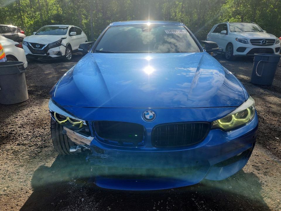 2019 BMW 4 series VIN WBA4J3C59KBL05816 COPART salvage auction — FRONT END, On - Permit No Brand - Unfit, sold $500 on 2026-07-28 (photo 5)