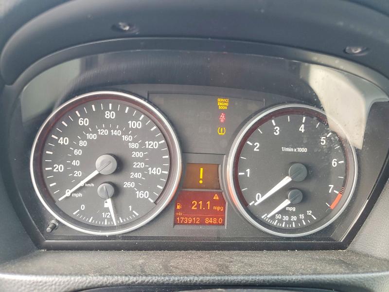2007 BMW 3er VIN WBAVA33567PG40369 COPART salvage auction — FRONT END, La - Cert Of Title-Salvage, sold $100 on 2026-07-27 (photo 9)