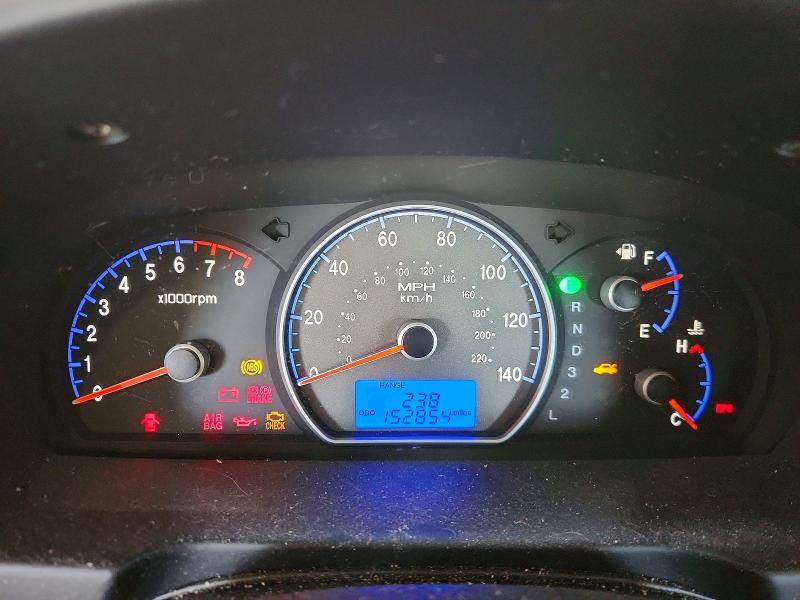2007 Hyundai Elantra VIN KMHDU46D27U098373 COPART salvage auction — FRONT END, Va - Cert Of Title - Salvage, sold $225 on 2026-07-10 (photo 9)