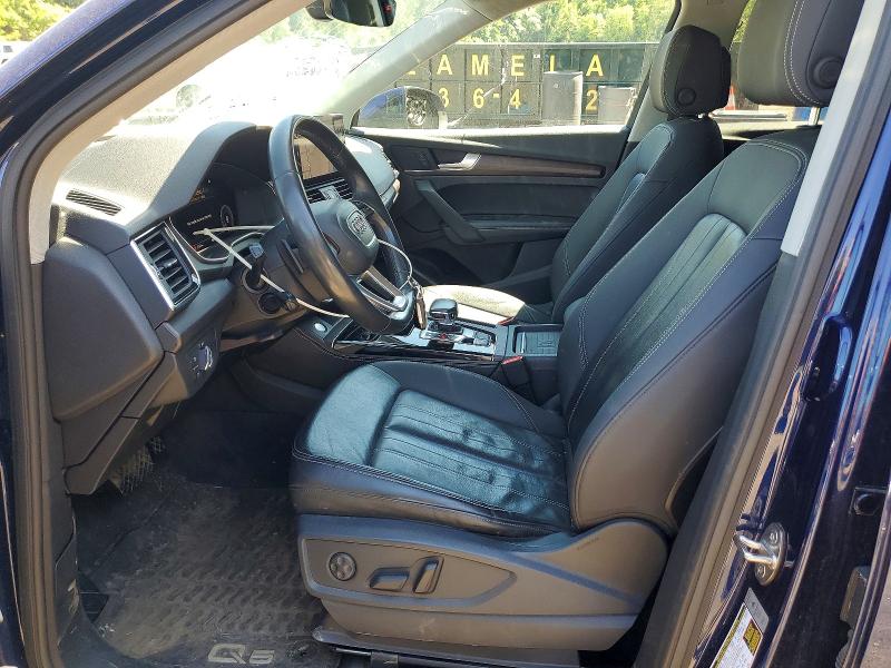 2021 Audi Q5 VIN WA1BAAFY7M2033185 COPART salvage auction — ROOF, Ny - Mv-907A Salvage Certificate, sold $6,600 on 2026-07-14 (photo 7)