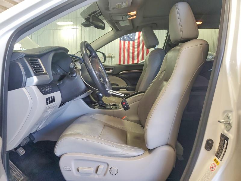 2014 Toyota Highlander VIN 5TDDKRFH1ES033946 COPART salvage auction — FRONT END, Mn - Cert Of Title-Salvage, sold $5,100 on 2026-07-28 (photo 7)