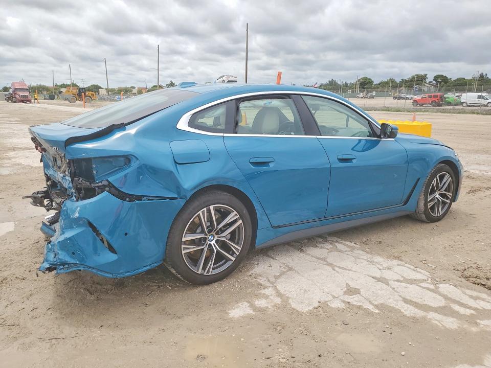 2025 BMW 4er VIN WBA33FB01SFU86867 COPART salvage auction — REAR END, Fl - Certificate Of Destruction, sold $24,000 on 2026-07-16 (photo 3)