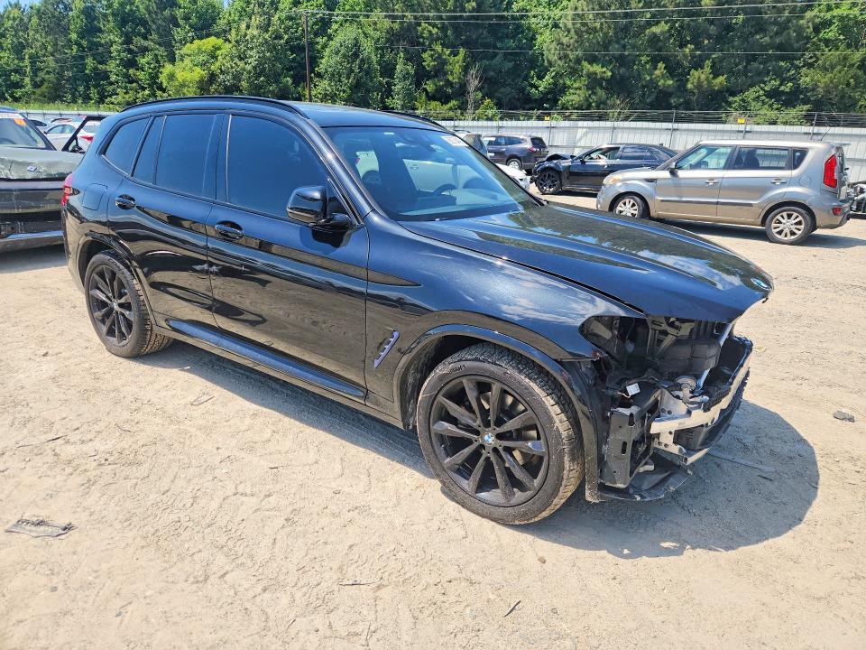 2021 BMW VIN 5UXTY3C04M9F70315 COPART salvage auction — FRONT END, Va - Cert Of Title - Salvage, sold $12,500 on 2026-07-28 (photo 4)