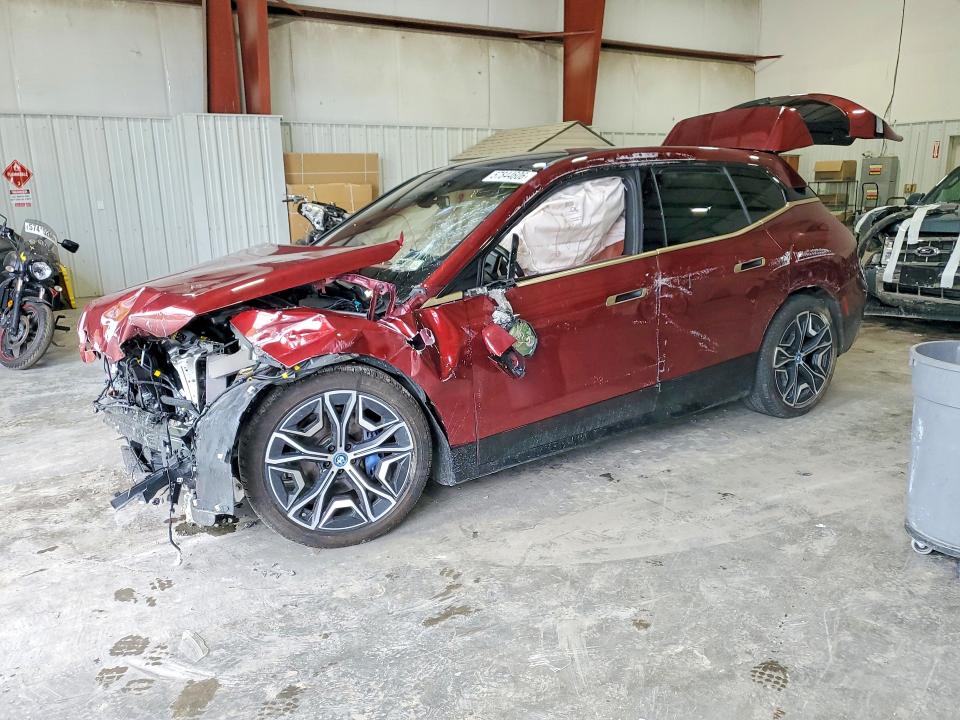 2022 BMW Ix VIN WB523CF03NCK59950 COPART salvage auction — FRONT END, Ny - Mv-907A Salvage Certificate, sold $6,700 on 2026-07-15 (photo 1)