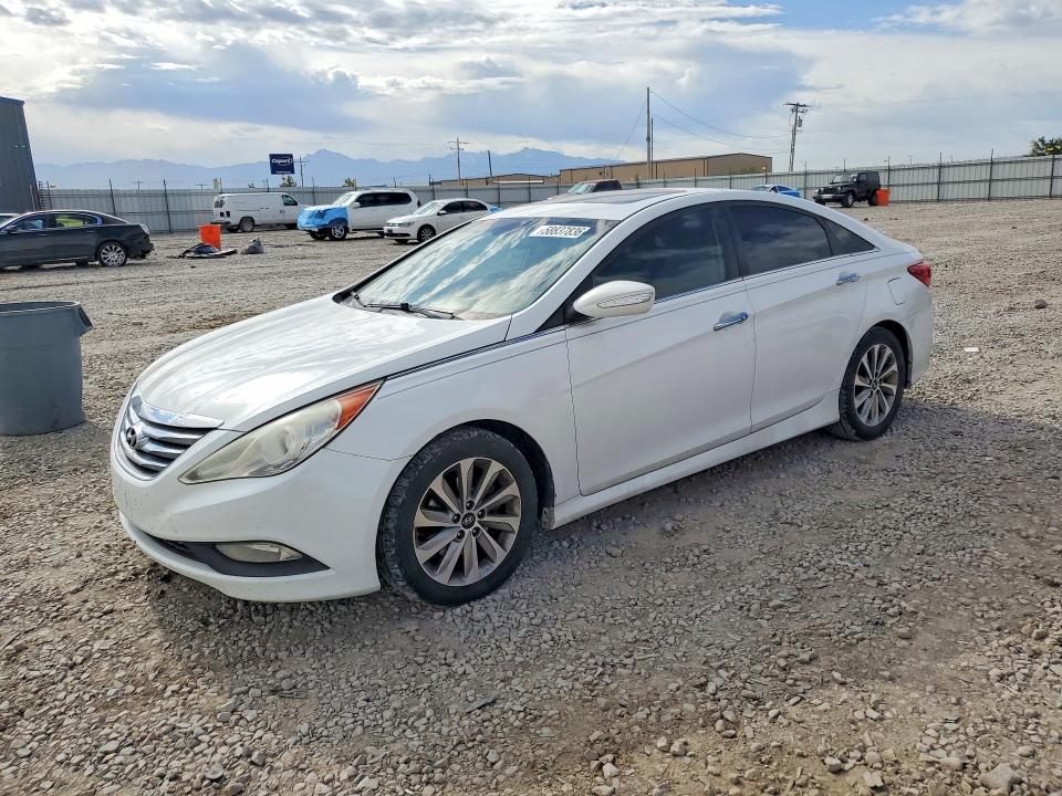 2014 Hyundai Sonata VIN 5NPEC4AC6EH816332 COPART salvage auction — MINOR DENT/SCRATCHES, Ut - Salvage Certificate, sold $675 on 2026-07-10 (photo 1)