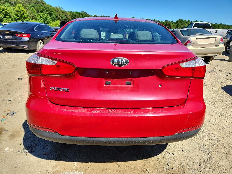 2014 Kia VIN KNAFK4A63E5068489 COPART salvage auction — FRONT END, Md - Cert Of Salvage < 75% Damage, sold $725 on 2026-07-14 (photo 6)