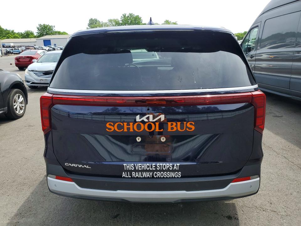 2025 Kia Carnival VIN KNDNB5K38S6462777 COPART salvage auction — FRONT END, Nj - Cert Of Title-Salvage, sold $7,200 on 2026-07-30 (photo 6)
