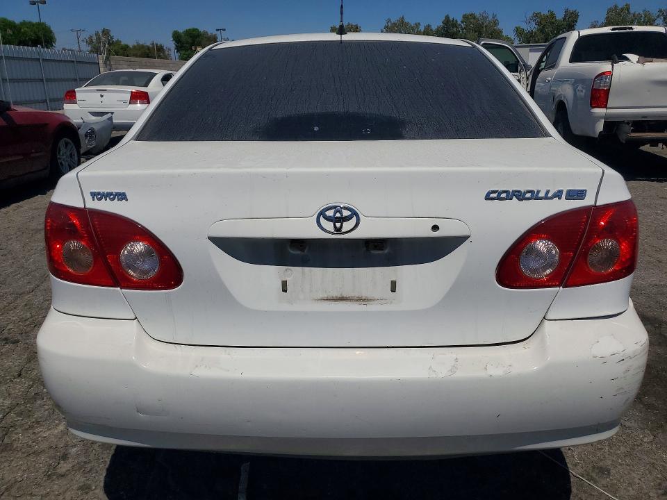 2005 Toyota Corolla VIN 1NXBR32E75Z498301 COPART salvage auction — VANDALISM, CA - SALVAGE CERTIFICATE, sold $1,200 on 2026-07-02 (photo 6)