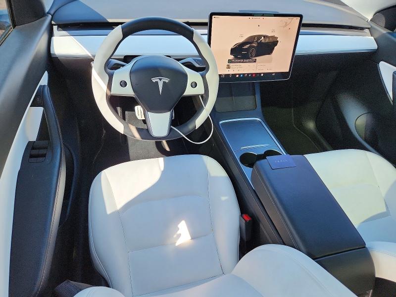 2022 Tesla Model y VIN 7SAYGDEF0NF397580 COPART salvage auction — FRONT END, Ct - Cert Of Title-Salvage, sold $4,100 on 2026-07-24 (photo 8)