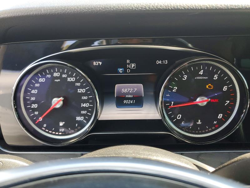 2017 Mercedes-benz E-klasse VIN WDDZF4JB4HA094389 COPART salvage auction — FRONT END, Ca - Salvage Certificate, sold $5,500 on 2026-08-06 (photo 9)