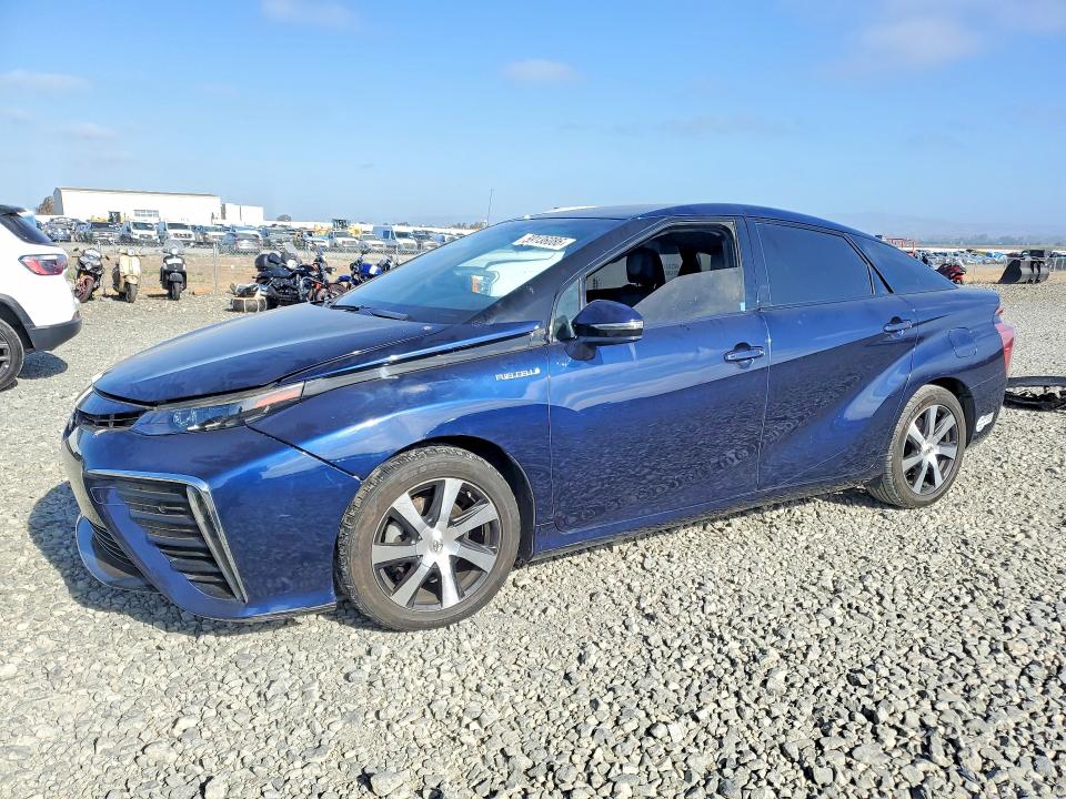 2016 Toyota Mirai VIN JTDBVRBD9GA000565 COPART salvage auction — FRONT END, Ca - Dis/Dlr/Exp Lien Papers-Salv, sold $525 on 2026-07-20 (photo 1)