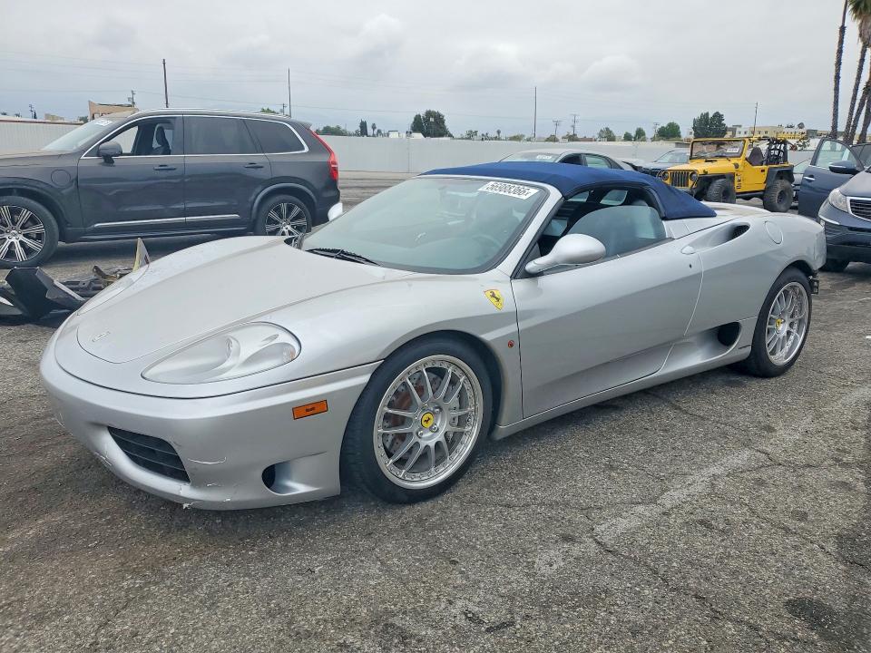 2002 Ferrari 360 VIN ZFFYT53A820127434 — COPART salvage auction photo