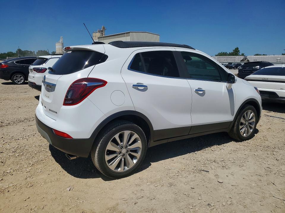 2017 Buick Encore VIN KL4CJASB7HB170672 COPART salvage auction — HAIL, Mo - Salvage Certificate Of Title, sold $1,500 on 2026-07-23 (photo 3)