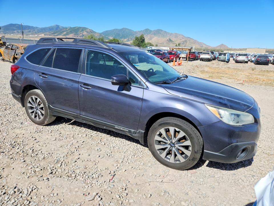 2016 Subaru Outback VIN 4S4BSENC0G3266965 COPART salvage auction — MINOR DENT/SCRATCHES, Ut - Dealer Only Clean Title (P), sold $2,550 on 2026-07-10 (photo 4)