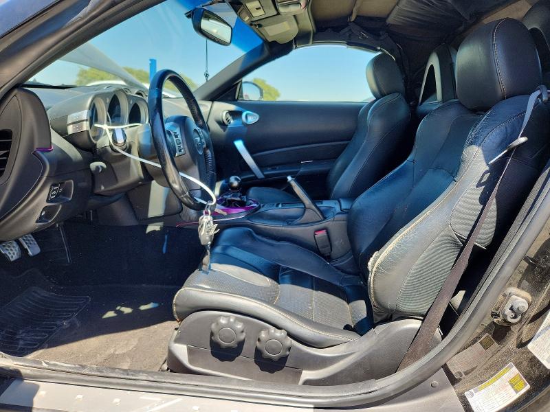 2006 Nissan 350z VIN JN1AZ36A76M480635 COPART salvage auction — FRONT END, Ca - Dis/Dlr/Exp Only Clean Title, sold $1,550 on 2026-07-24 (photo 7)