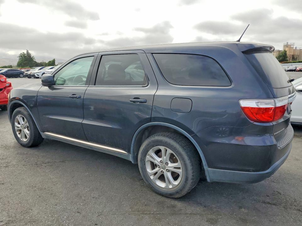 2013 Dodge Durango VIN 1C4RDHAG2DC662186 COPART salvage auction — MINOR DENT/SCRATCHES, Ca - Dis/Dlr/Exp App For Dup Clean, sold $800 on 2026-08-25 (photo 2)