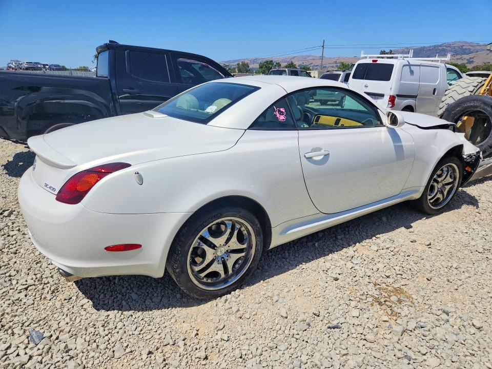 2004 Lexus Sc VIN JTHFN48Y740057961 COPART salvage auction — FRONT END, Ca - Salvage Certificate, sold $1,700 on 2026-07-21 (photo 3)