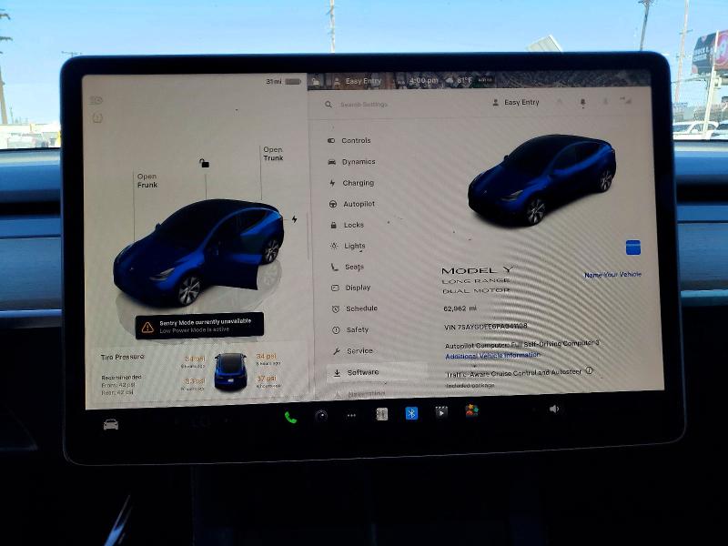 2023 Tesla Model y VIN 7SAYGDEE6PA041108 COPART salvage auction — REAR END, Ca - Salvage Certificate, sold $15,100 on 2026-07-29 (photo 9)