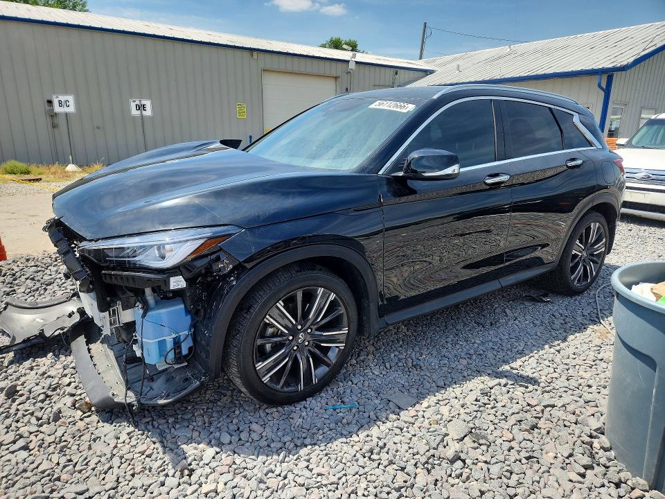 2022 Infiniti Qx50 VIN 3PCAJ5BB8NF121168 COPART salvage auction — SIDE, Salvage Title, sold $5,500 on 2026-08-03 (photo 1)