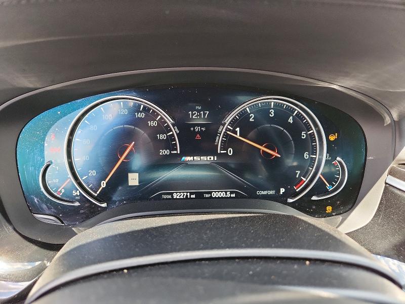 2018 BMW M550i xdrive VIN WBAJB9C58JB035348 COPART salvage auction — SIDE, RI - CERTIFICATE OF TITLE, sold $11,500 on 2026-07-16 (photo 9)