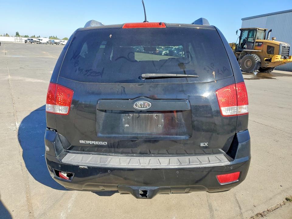2009 Kia Borrego VIN KNDJJ741595021472 COPART salvage auction — FRONT END, CA - SALVAGE CERTIFICATE, sold $125 on 2026-07-20 (photo 6)