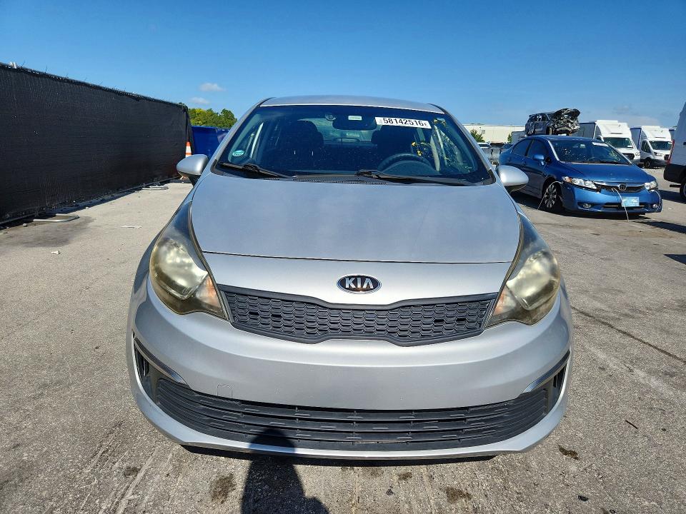 2016 Kia Rio VIN KNADM4A35G6591534 COPART salvage auction — SIDE, FL - CERT OF TITLE SLVG REBUILDABLE, sold $1,700 on 2026-07-02 (photo 5)
