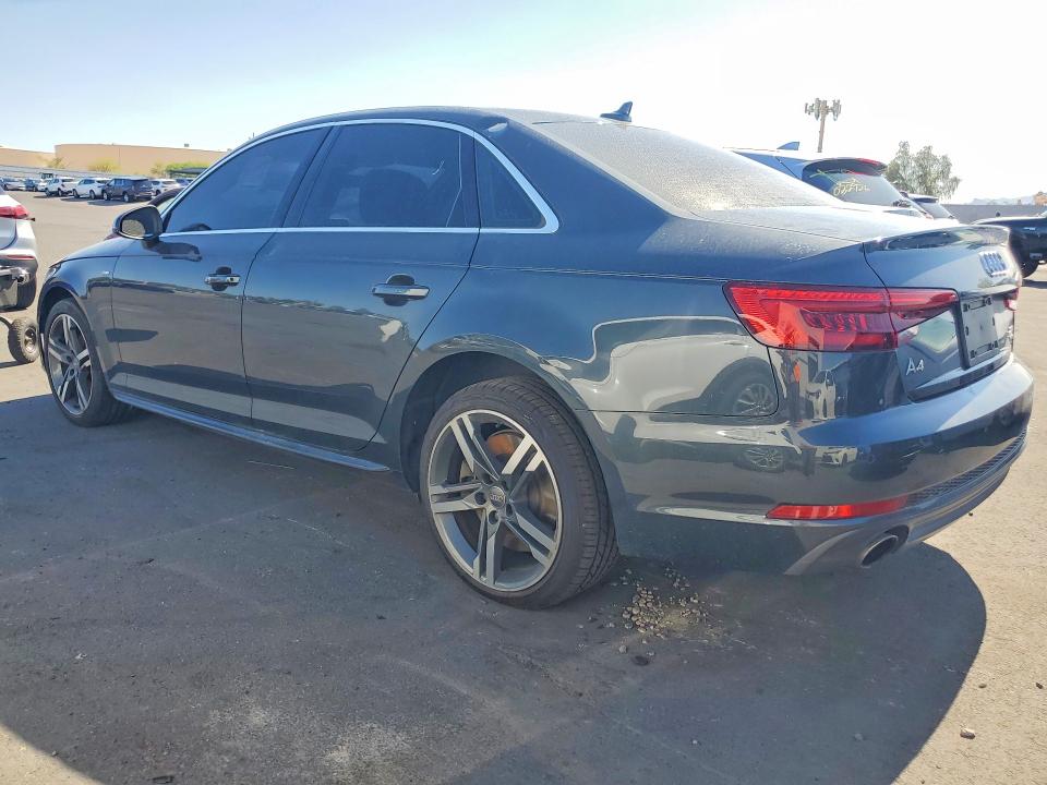 2017 Audi A4 VIN WAUENAF46HN040862 COPART salvage auction — FRONT END, NV - CERTIFICATE OF TITLE, sold $2,450 on 2026-07-27 (photo 2)