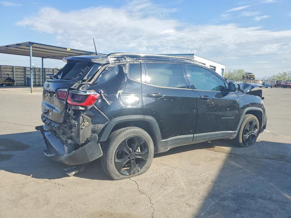 2020 Jeep Compass VIN 3C4NJDBB7LT251680 COPART salvage auction — ROLLOVER, Tx - Salvage Vehicle Title, sold $850 on 2026-07-10 (photo 3)