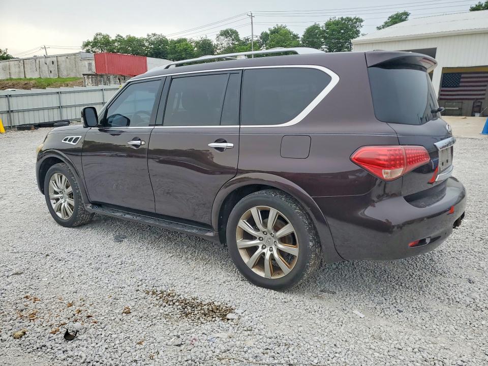 2011 Infiniti Qx56 VIN JN8AZ2NE5B9007037 COPART salvage auction — MECHANICAL, Oh - Certificate Of Title, sold $325 on 2026-07-24 (photo 2)