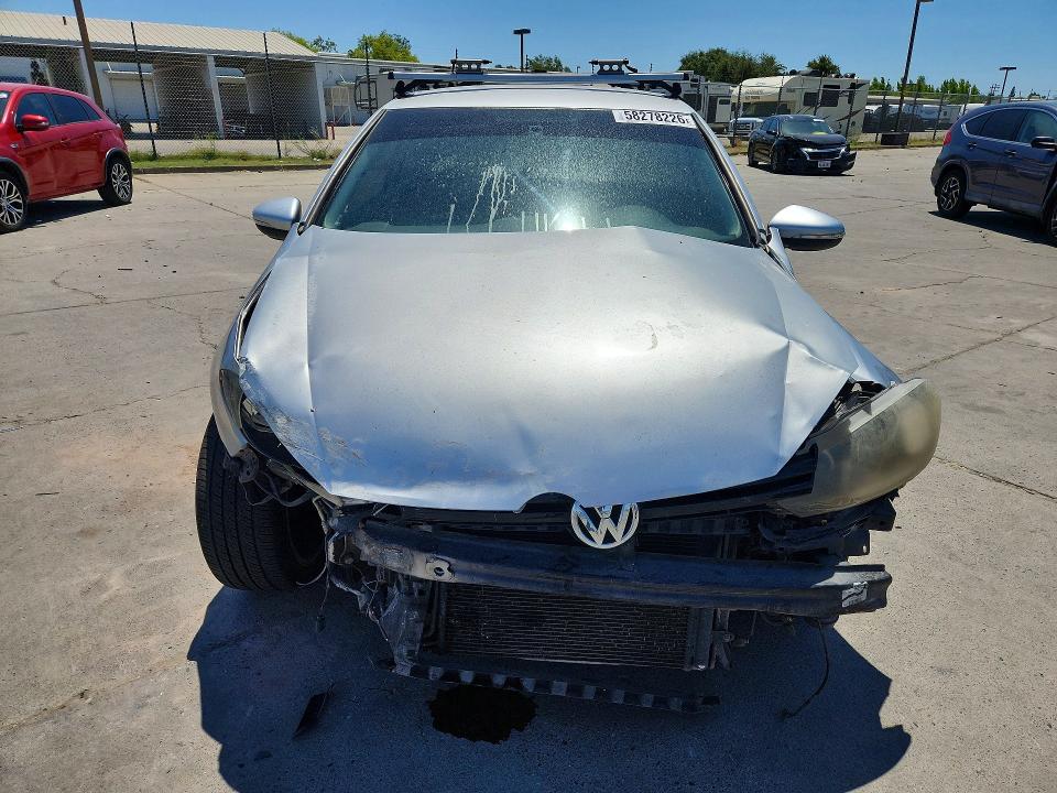 2010 Volkswagen Golf VIN WVWAB7AJ8AW167400 COPART salvage auction — FRONT END, Ca - Salvage Certificate, sold $10 on 2026-08-03 (photo 5)