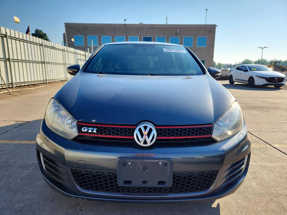 2013 Volkswagen Gti VIN WVWHV7AJ2DW140011 COPART salvage auction — HAIL, Co - Certificate Of Title, sold $4,000 on 2026-07-29 (photo 5)