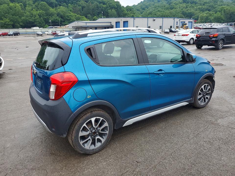 2021 Chevrolet VIN KL8CH6SA7MC729351 COPART salvage auction — FRONT END, Pa - Certificate Of Salvage, sold $1,550 on 2026-07-16 (photo 3)