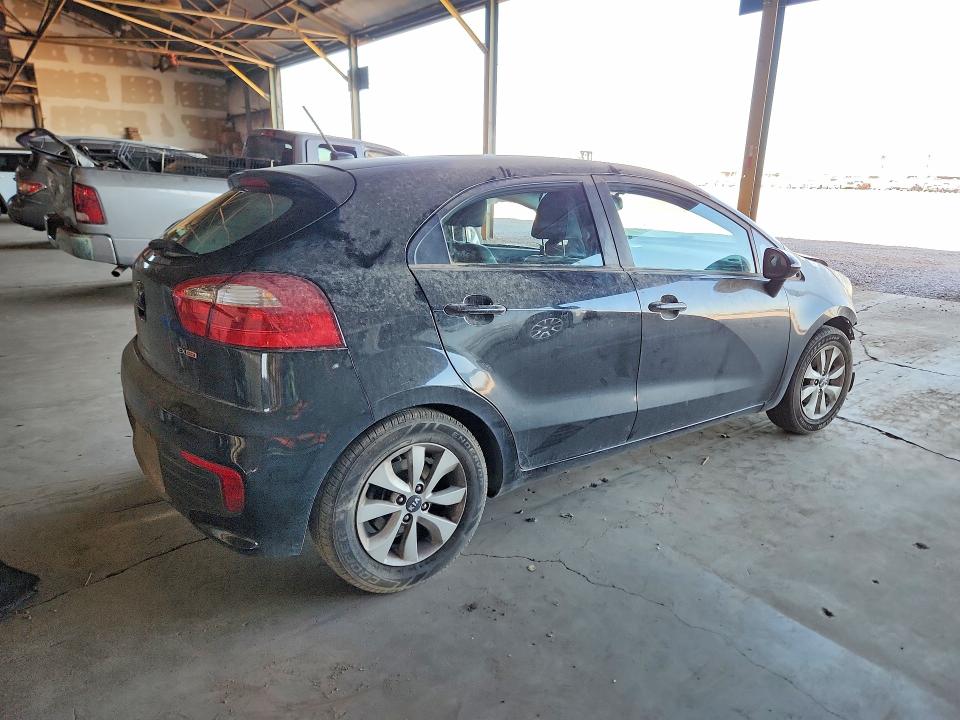 2017 Kia Rio VIN KNADN5A30H6027701 COPART salvage auction — FRONT END, Az - Certificate Of Title (P), sold $700 on 2026-07-13 (photo 3)