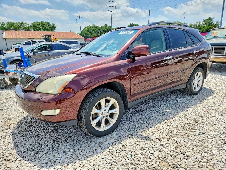 2009 Lexus Rx 350 VIN JTJHK31U692858829 COPART salvage auction — FRONT END, Oh - Cert Of Title-Salvage, sold $1,600 on 2026-07-31 (photo 1)
