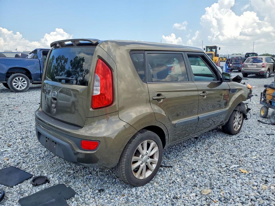 2012 Kia Soul VIN KNDJT2A6XC7365341 COPART salvage auction — FRONT END, Fl - Certificate Of Destruction, sold $15 on 2026-07-24 (photo 3)
