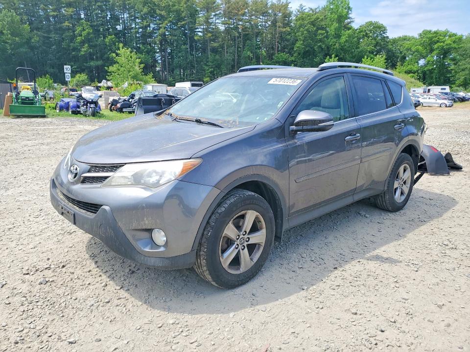 2015 Toyota Rav 4 VIN JTMRFREV5FJ033352 COPART salvage auction — REAR END, Ma - Cert Of Title-Reconstrctd Coll, sold $4,800 on 2026-07-06 (photo 1)