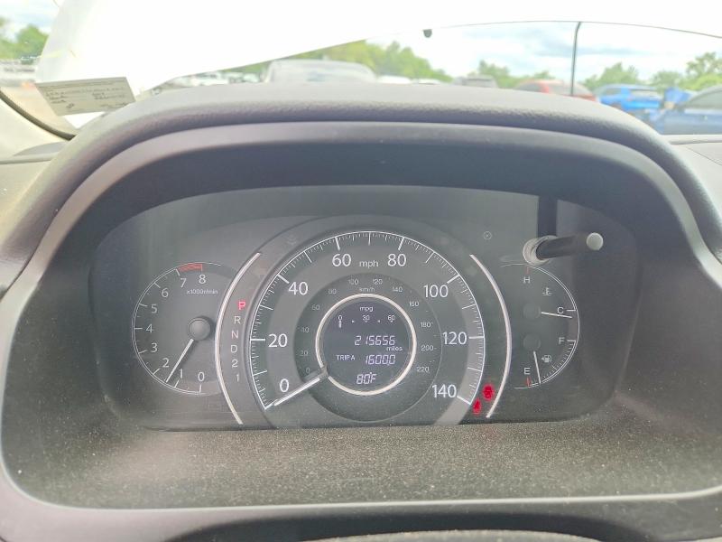 2012 Honda Cr-v VIN 2HKRM4H73CH618263 COPART salvage auction — MINOR DENT/SCRATCHES, Va - Certificate Of Title (P), sold $3,700 on 2026-07-09 (photo 9)