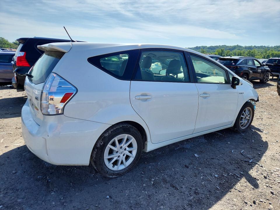 2012 Toyota Prius VIN JTDZN3EU6C3166872 COPART salvage auction — FRONT END, Il - Salvage Certificate, sold $2,000 on 2026-07-20 (photo 3)