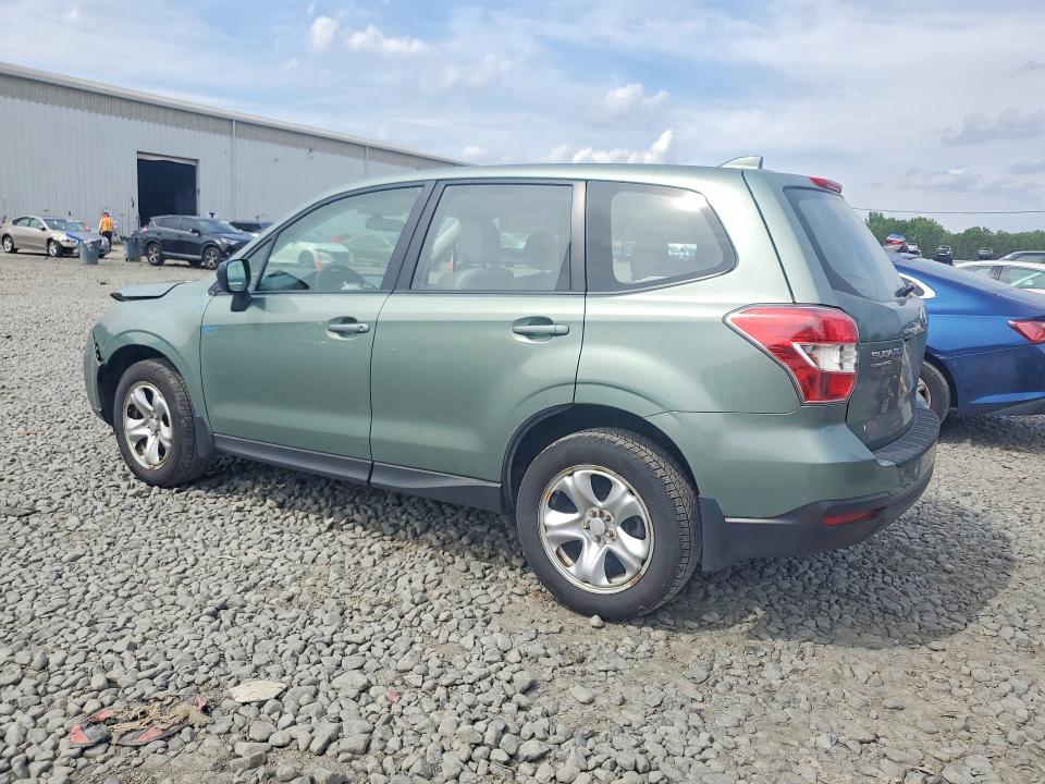 2016 Subaru Forester VIN JF2SJAAC7GH483309 COPART salvage auction — FRONT END, Nj - Cert Of Title-Salvage, sold $2,650 on 2026-07-20 (photo 2)