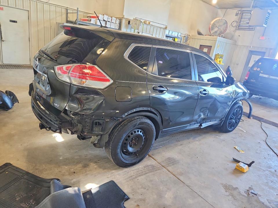 2016 Nissan Rogue VIN JN8AT2MV8GW138412 COPART salvage auction — FRONT END, Mo - Salvage Certificate Of Title, sold $70 on 2026-07-21 (photo 3)