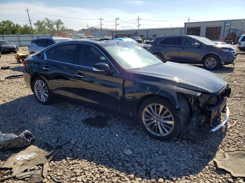 2018 Infiniti VIN JN1EV7AP2JM357012 COPART salvage auction — FRONT END, IL - SALVAGE CERTIFICATE, sold $2,750 on 2026-07-24 (photo 4)