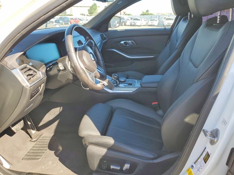 2021 BMW M340i VIN WBA5U7C02MFL29085 COPART salvage auction — FRONT END, CA - SALVAGE CERTIFICATE, sold $13,500 on 2026-07-14 (photo 7)