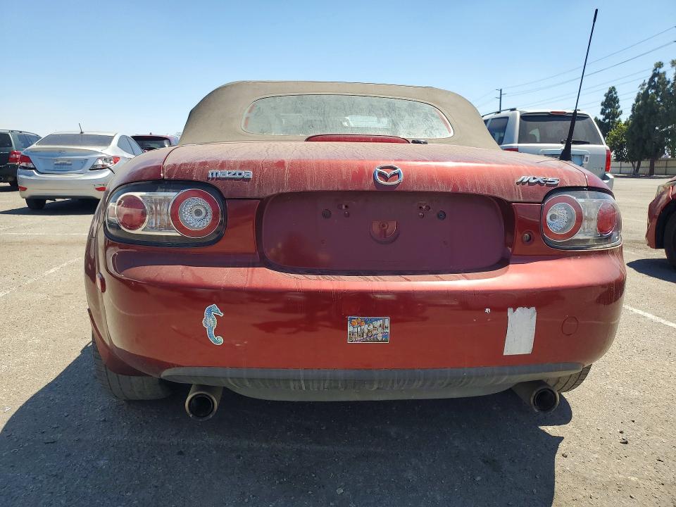 2007 Mazda Mx-5 VIN JM1NC25F870128776 COPART salvage auction — NORMAL WEAR, Ca - App For Dup Clean Or Ac, sold $575 on 2026-07-02 (photo 6)