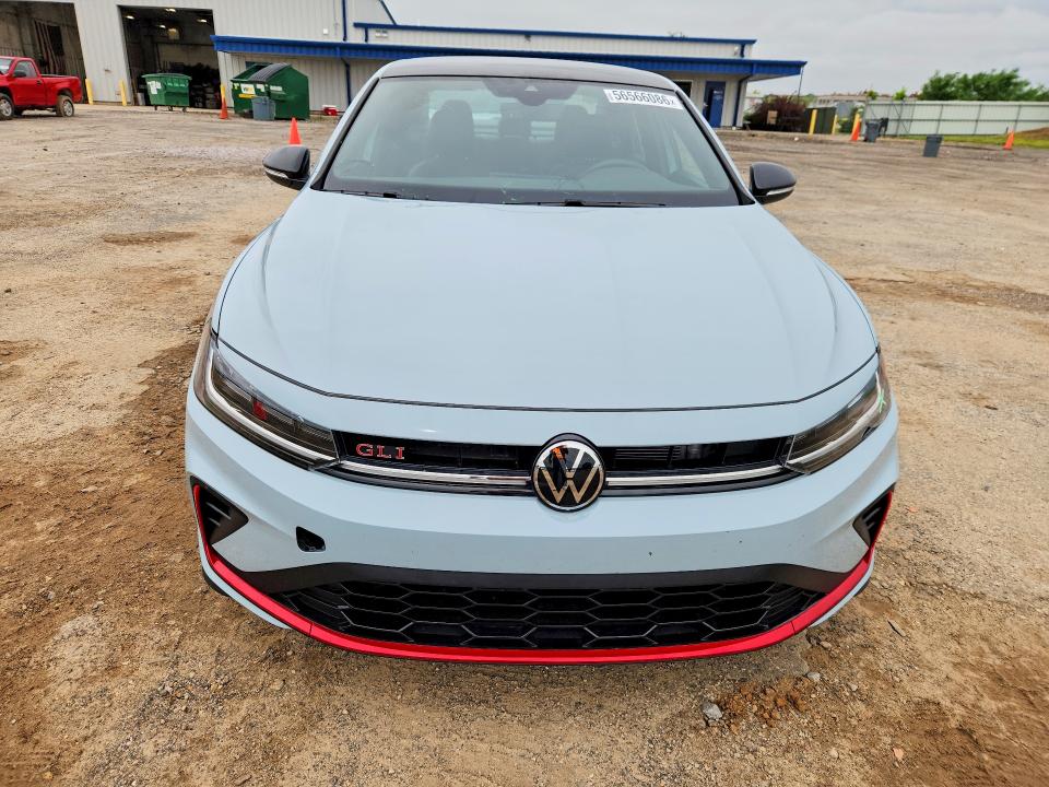 2025 Volkswagen VIN 3VW2T7BUXSM053990 COPART salvage auction — HAIL, Salvage Title, sold $13,400 on 2026-07-28 (photo 5)
