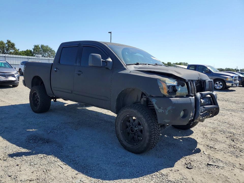 2004 Nissan TITAN VIN 1N6AA07B34N509871 COPART salvage auction — FRONT END, Ca - Salvage Certificate, sold $1,300 on 2026-07-09 (photo 4)