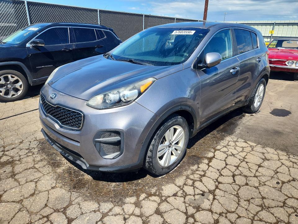 2017 Kia Sportage VIN KNDPM3AC8H7208921 COPART salvage auction — MINOR DENT/SCRATCHES, Mi - Certificate Of Title, sold $2,150 on 2026-07-09 (photo 1)