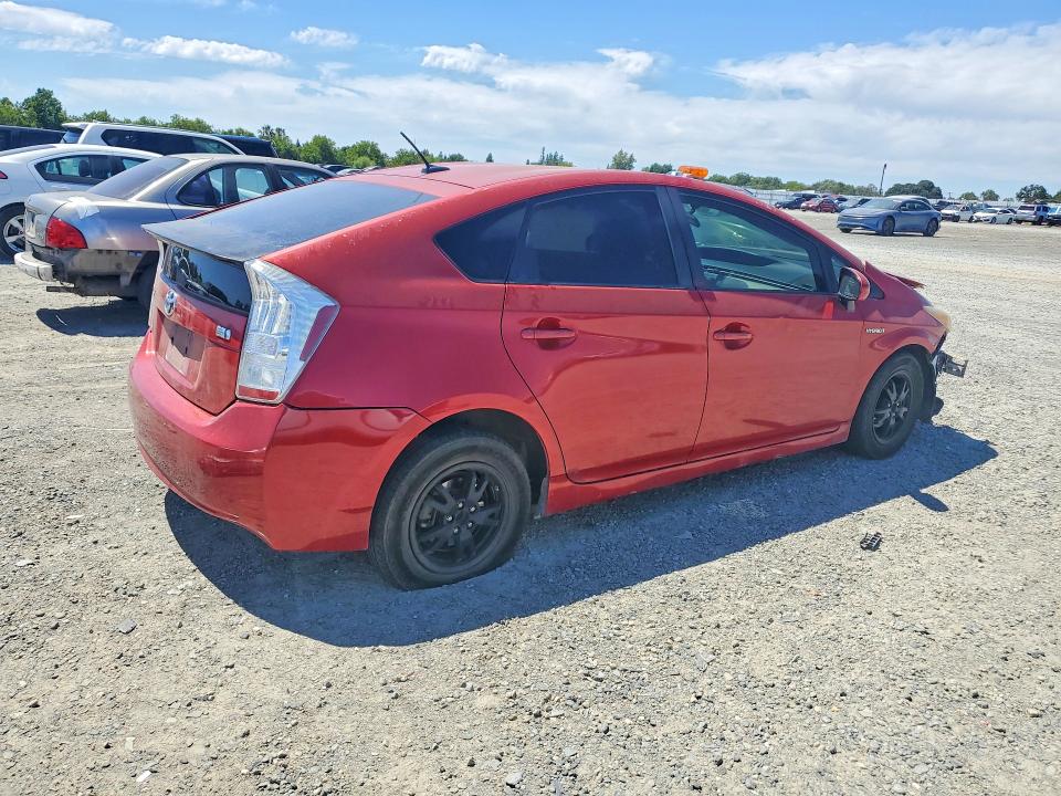 2011 Toyota Prius VIN JTDKN3DU5B1342825 COPART salvage auction — FRONT END, CA - SALVAGE CERTIFICATE, sold $850 on 2026-07-09 (photo 3)